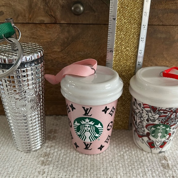 Accessories - Starbucks Trio Ornaments & Key Chain